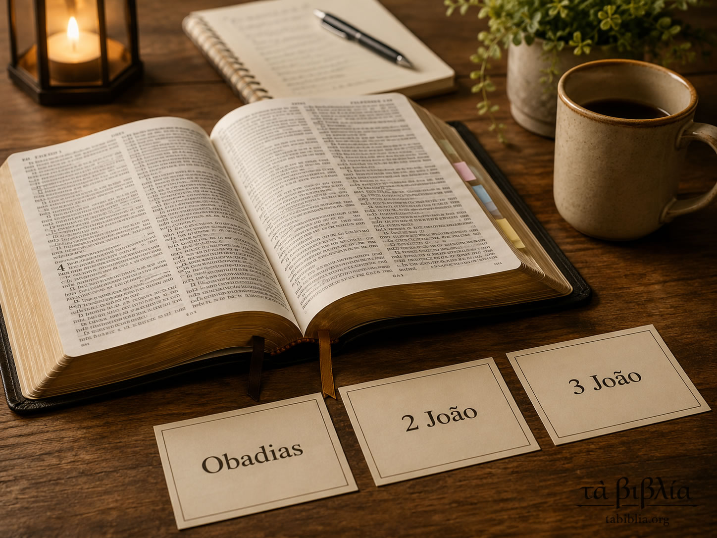 Qual é o menor livro da Bíblia? Obadias, 2 João ou 3 João?